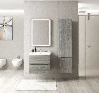 Шкаф подвесной Art&Max Techno 40x160см правый сосна AM-Techno-1600-AC-SO-LW635-R